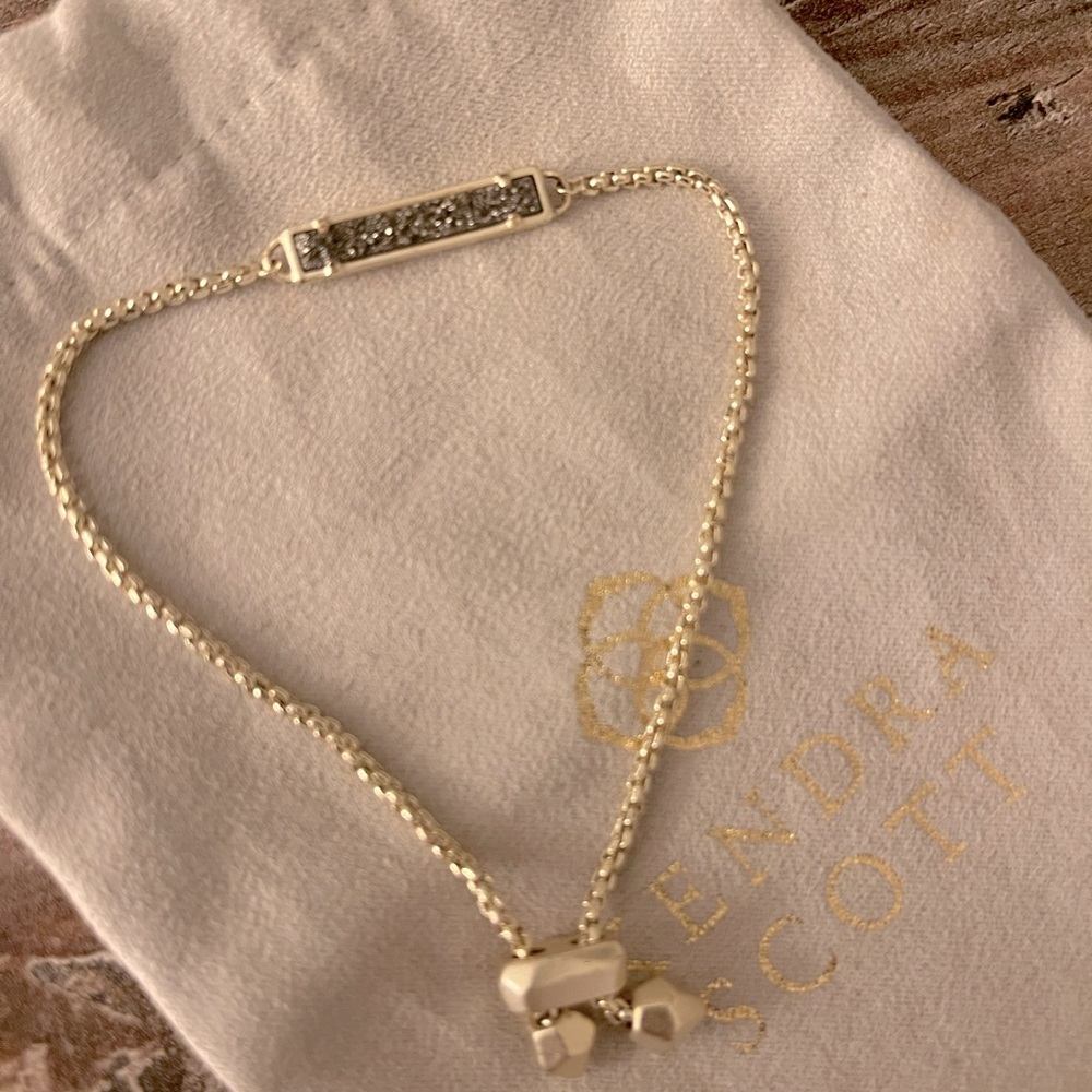 Kendra Scott Stan Gold Druzy Bracelet